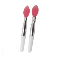 BSCI Chinese Supplier Custom Printed Logo Cosmetic Silicone Lip Brush